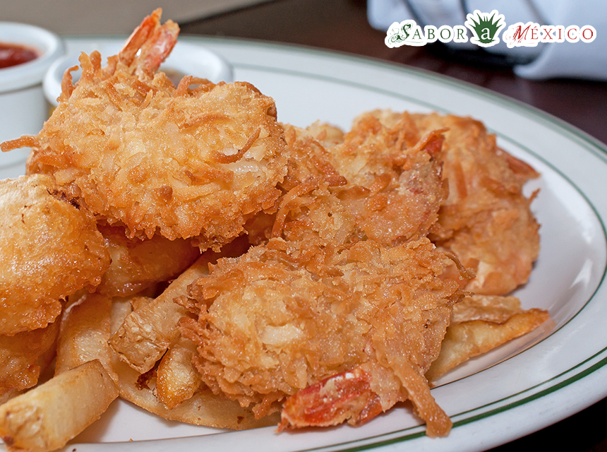 Sabor a Mexico - Receta camarones empanizados con queso crema